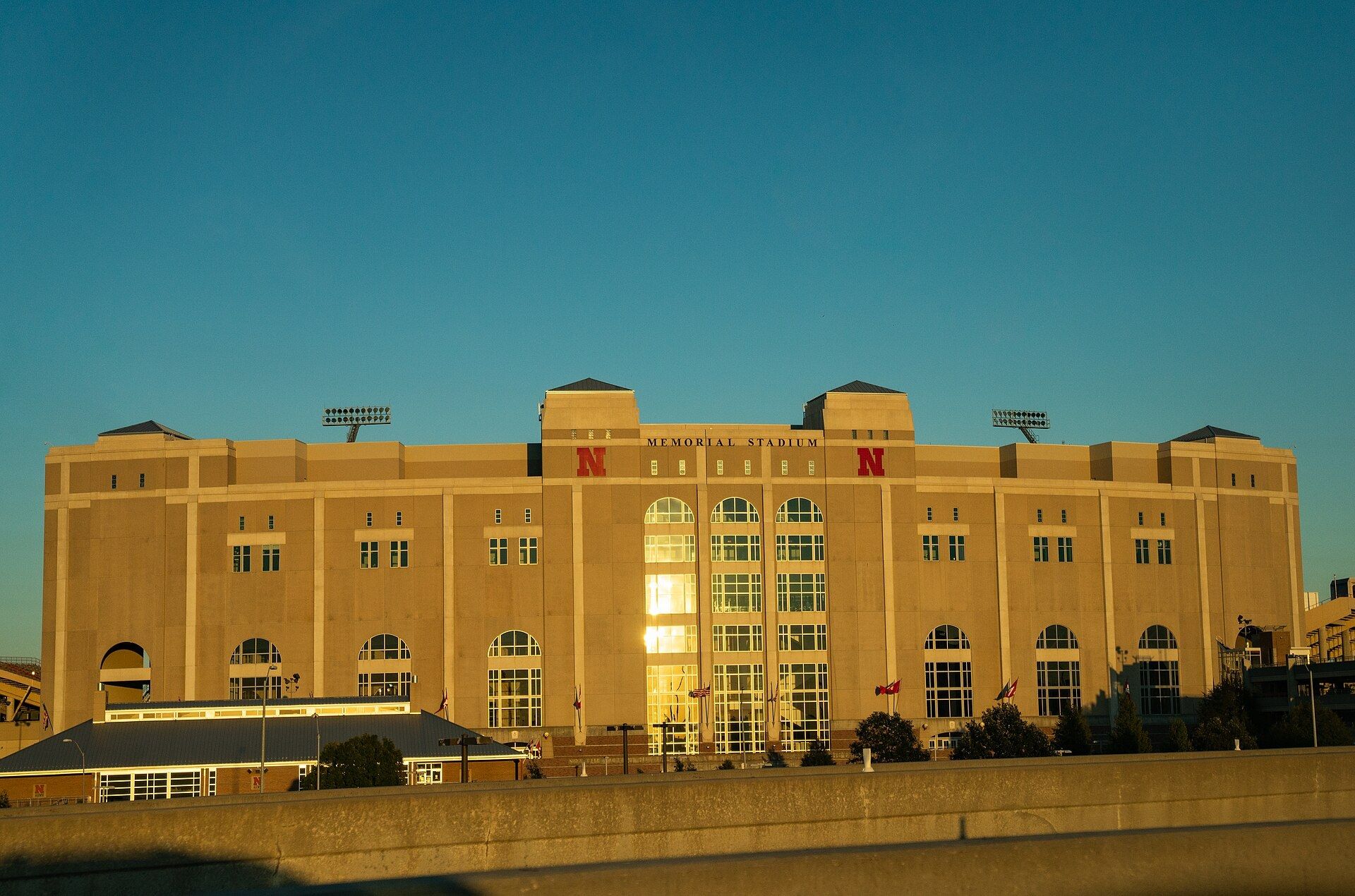 The outside of Memorial Stadium in Lincoln on a game day. A Wikimedia Commons photograph on Brent O'Mara Insights.