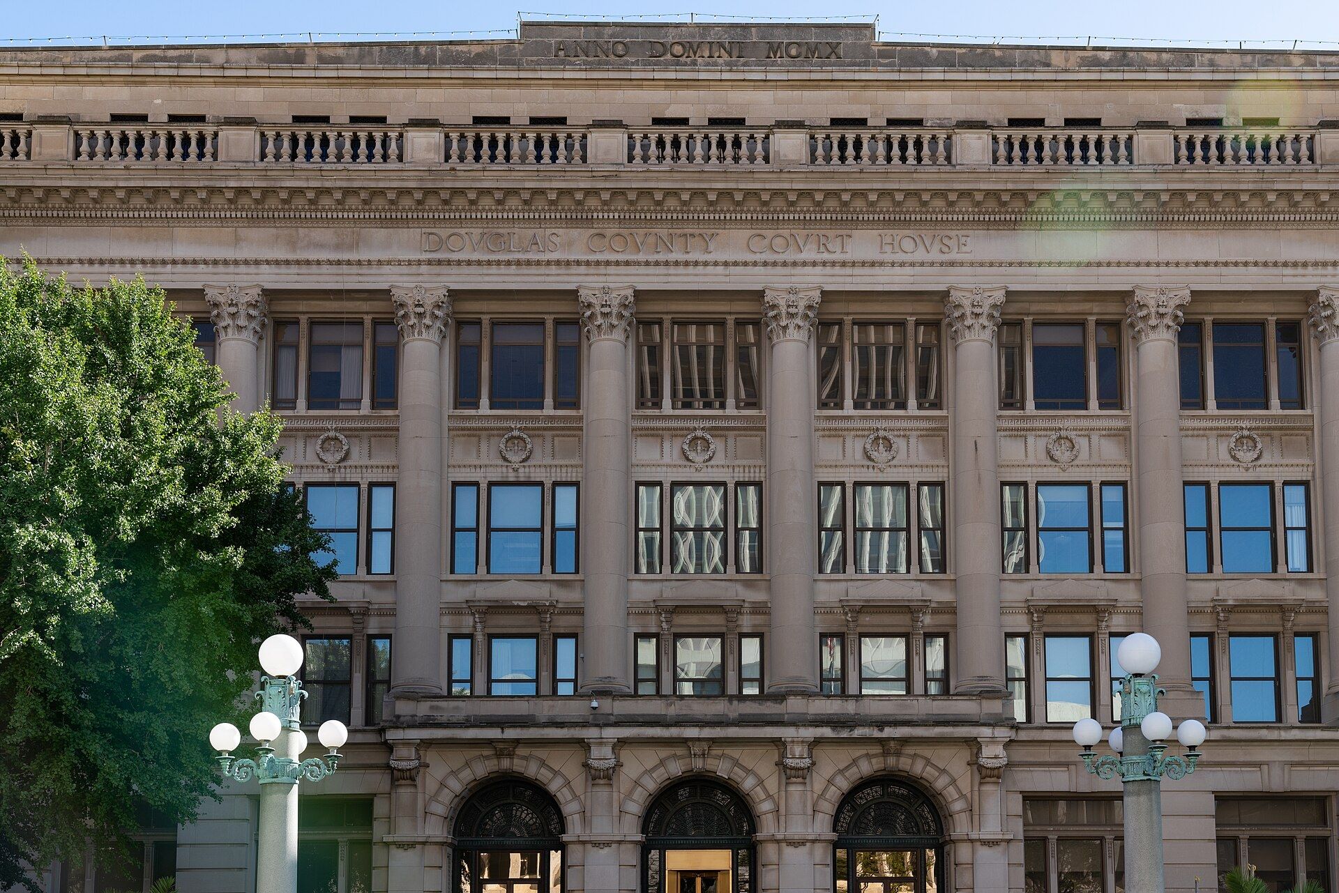 The stone Douglas County Courthouse in Omaha where estates are opened and settled. A Wikimedia Commons photograph on Brent O'Mara Insights.