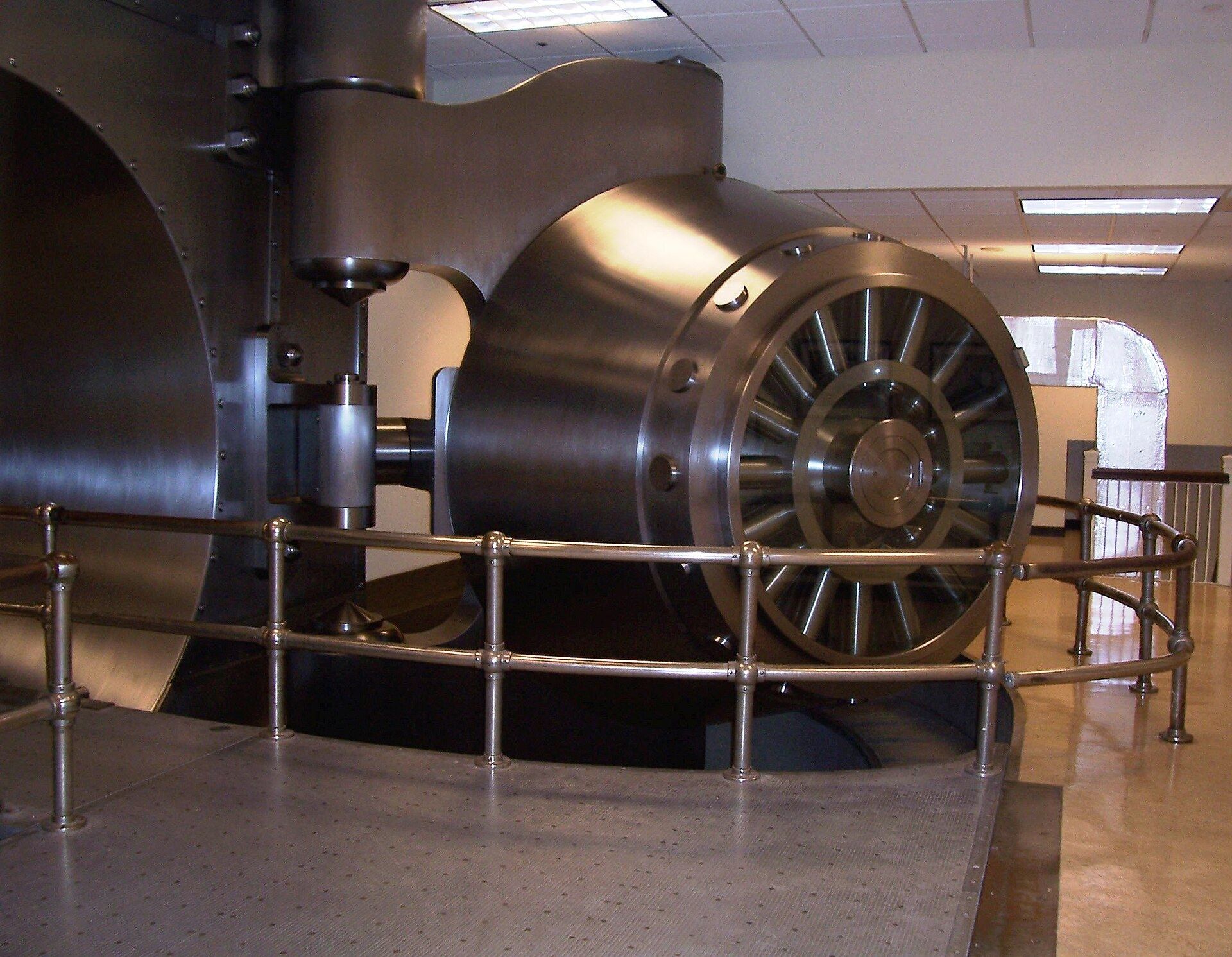 A massive round steel vault door standing open. A Wikimedia Commons photograph on Brent O'Mara Insights.